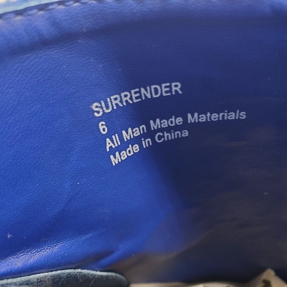 Privilege Shoes Women 6 Surrender  Royal Blue and Gold high heel Booties Boots - Picture 3 of 14